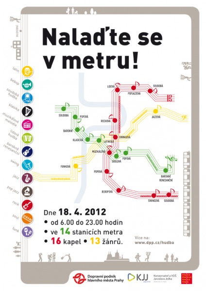 Hudební žánry v pražském metru